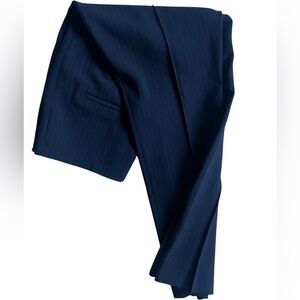 Dorothee Schumacher Navy Blue Pinstripe High-Rise Women's Dress Pants Size 31